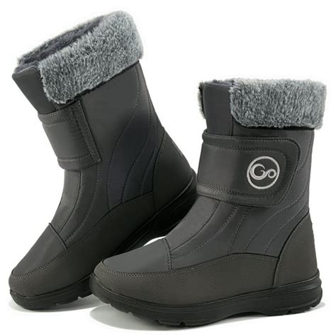 Womens Warm Faux Fur Lined Winter Snow Boots Waterproof Ankle Boots Outdoor Booties Comfortable