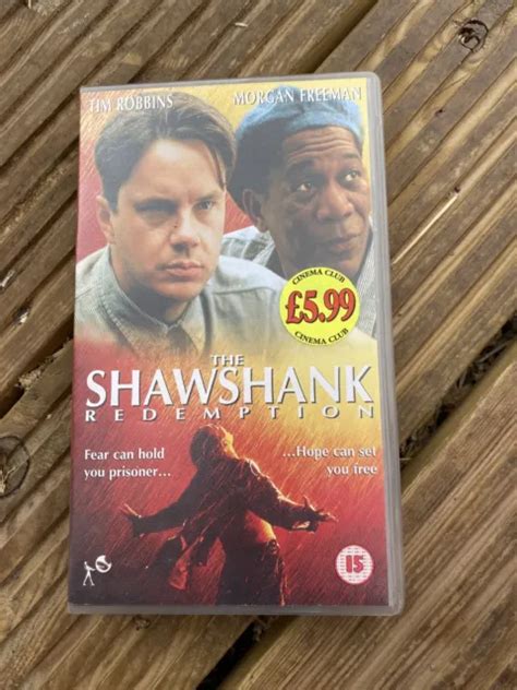 THE SHAWSHANK REDEMPTION VHS Video Cassette Tape PAL 1994 Tim Robbins