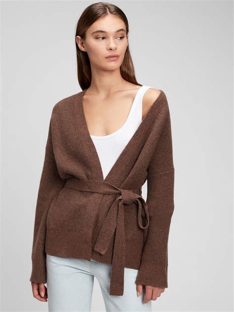 Supersoft Wrap Front Cardigan Wrap Sweater Cardigan Women Long