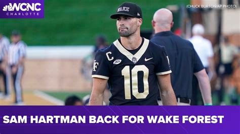 Sam Hartman cleared for return to Wake Forest football team | wcnc.com