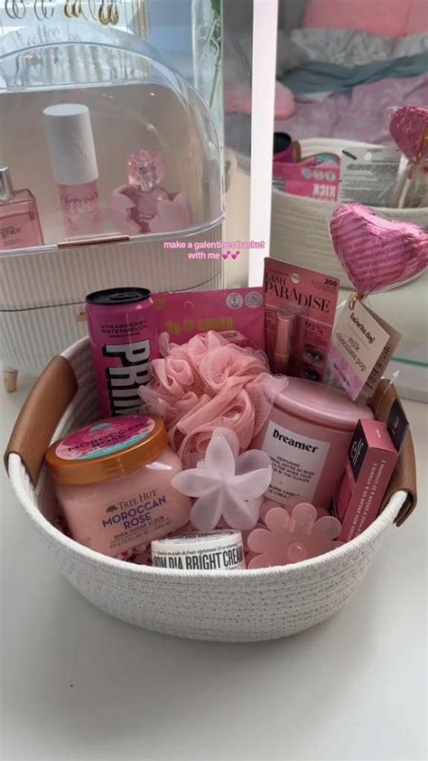 Birthday Pamper Hamper For Her Self Care Hug In A Box Teen Girl Pink