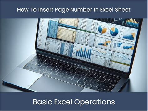 Tutorial Do Excel Como Inserir O Número Da Página Na Folha Do Excel