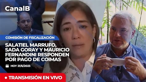 Salatiel Marrufo Sada Goray Y Mauricio Fernandini Responden Por Pago