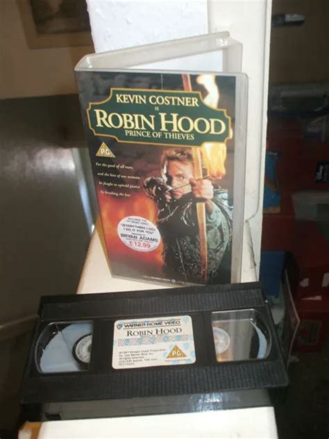 Robin Hood Prince Of Thieves Vhs Video Picclick Uk