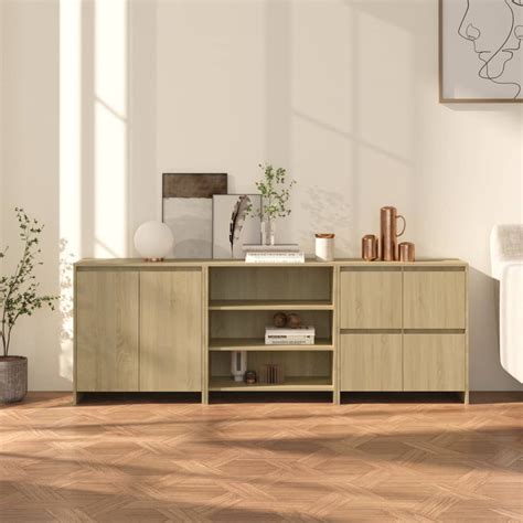 Tlg Sideboard Sonoma Eiche Holzwerkstoff Weddig