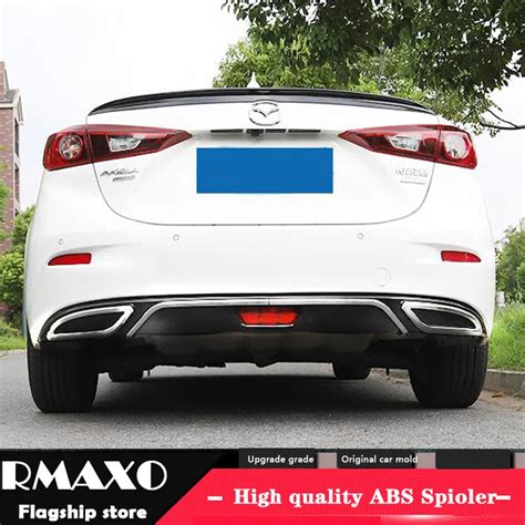 For Mazda 3 Axela Abs Rear Bumper Diffuser Bumpers Protector For 2017