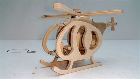 Making a Wooden Toy Helicopter – DM Idea