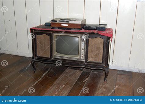 Vintage Television At Crisologo Museum In Vigan City Ilocos Sur