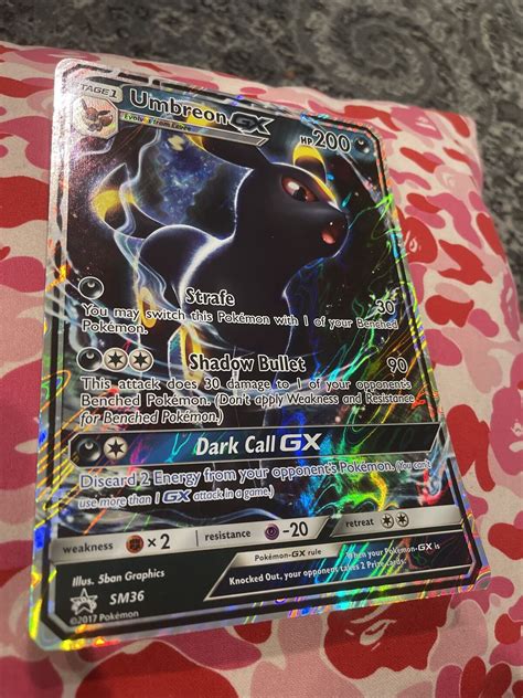 Mavin Umbreon Gx Pokemon Ultra Rare Jumbo Oversized Promo Sm