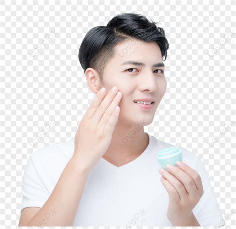 Masculine Skin Care High Light Light White Holding Light Png Free