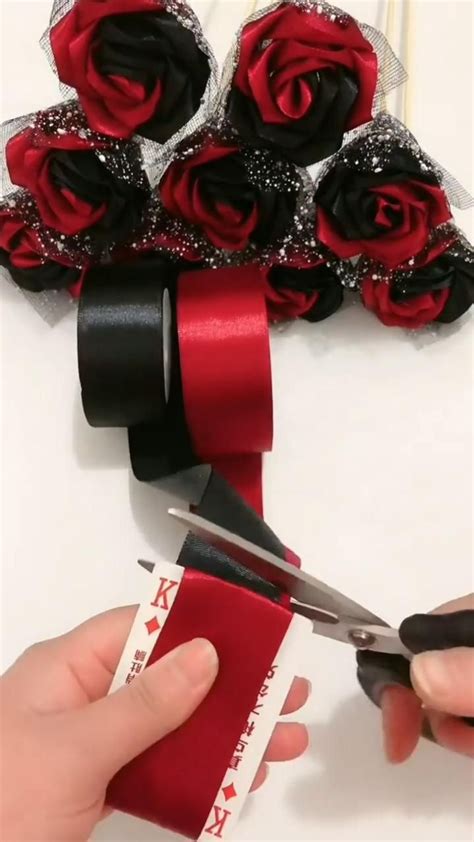 Diy Flowers Satin Ribbon Rose Rolled Ribbon Roses Tutorial Artofit