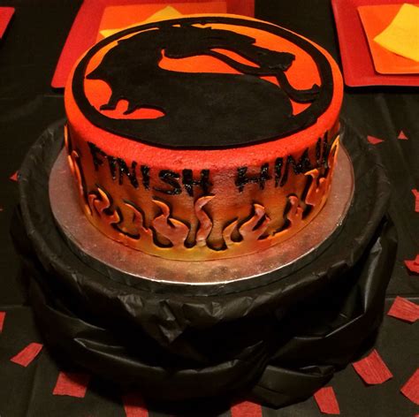 7 Year Old S Mortal Kombat Party 10th Birthday Parties Mortal Kombat Party