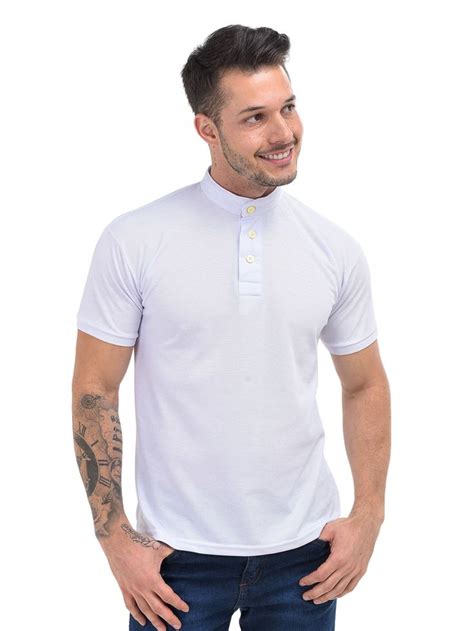 Daze Modas Camisa Gola Padre Piquet Manga Curta Masculina Men S Polo