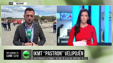 Top Channel IKMT pastron Velipojën shkatërrohen platformat e betonit