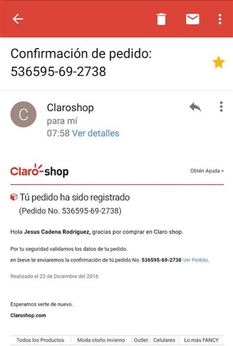 Rastrear Paquete Claro Shop Seguimiento Pedido Claro Shop