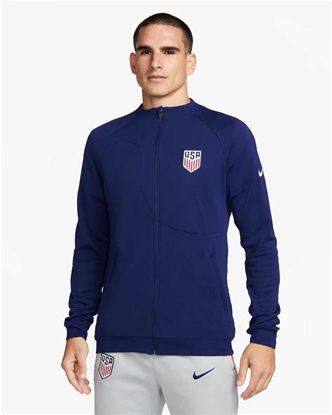 Nike Mens Usa Soccer World Cup Academy Pro Full Zip Dri Fit Jacket 2xl