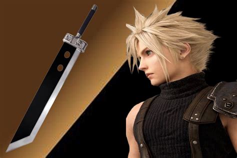 Final Fantasy Cloud Strife Buster Sword Black Edition Etsy