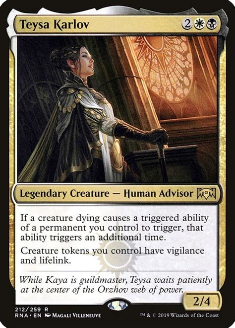 Cards To Cut From My Teysa Karlov Aristocrat Deck Rmagictcg