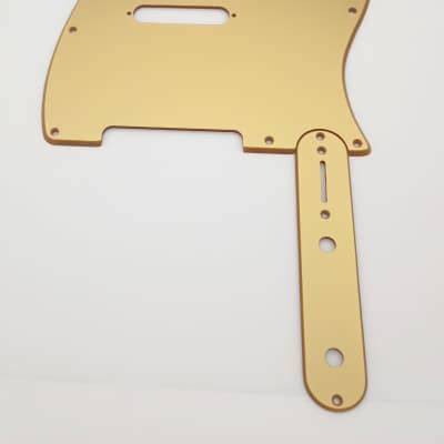 Hole Metallic Gold Acrylic Pickguard Control Plate For Reverb