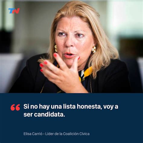 Cuál Es La Advertencia Que Hizo Elisa Carrió En Medio De La Fuerte Interna En Juntos Por El