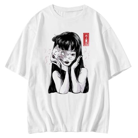 Kawakami Tomie Ito Junji Unisex T Shirt 2K Animecore Aesthetic