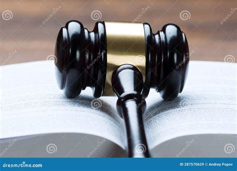 Mallet Legal Code And Scales Of Justice Law Concept Studio Shots