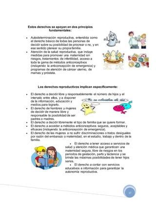 Derechos Sexuales Y Reproductivos Pdf