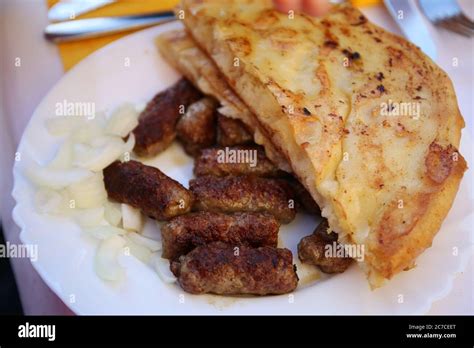 Traditional Bosnian food Stock Photo - Alamy