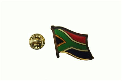 South Africa Country Flag Metal Lapel Pin Badge New Ebay