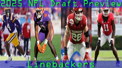 2025 NFL Draft Preview Linebackers Harold Perkins Barrett Carter