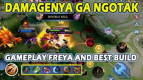 INI FIGHTER DAMAGE NYA GAK NGOTAK GAMEPLAY FREYA AND BUILD TOP GLOBAL