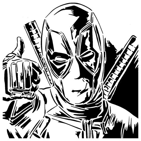 Deadpool Stencils Rdeadpool