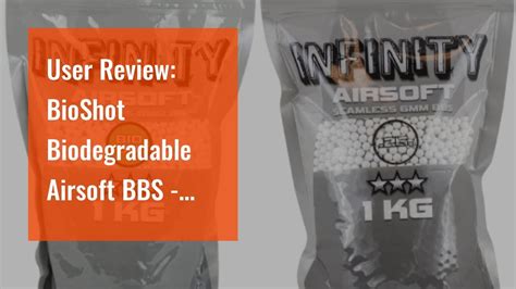 Revue Dutilisateur Bioshot Biodégradable Airsoft Bbs 45g Super