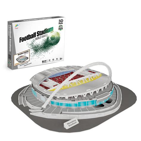 123pcs Wembley Stadium DIY Puzzle World Famous Football Stadium Jigsaw – Megajoy AU