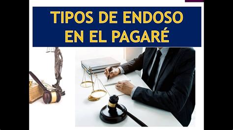 Tipos De Endoso En El Pagar Youtube