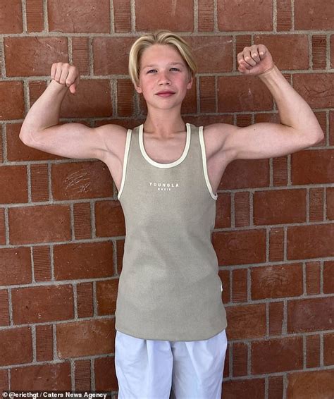 I M A 13 Year Old Bodybuilder And I Can Lift 100lbs I Train At Home