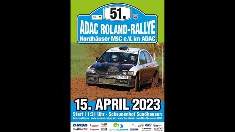 51 ADAC Roland Rallye 2023 WP 3 YouTube