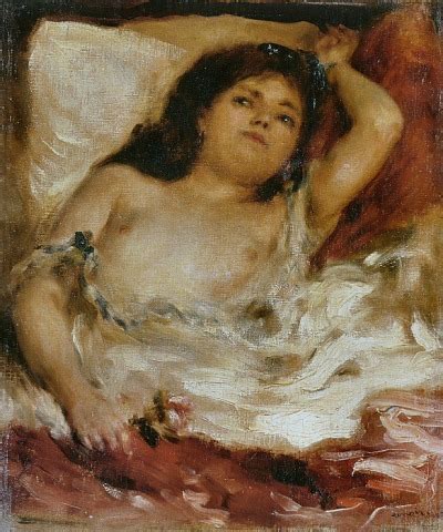 Pierre Auguste Renoir Half Naked Woman Lying Down Tumbex