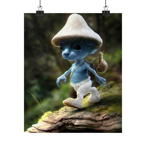 Smurf Cat Meme Posters - Etsy