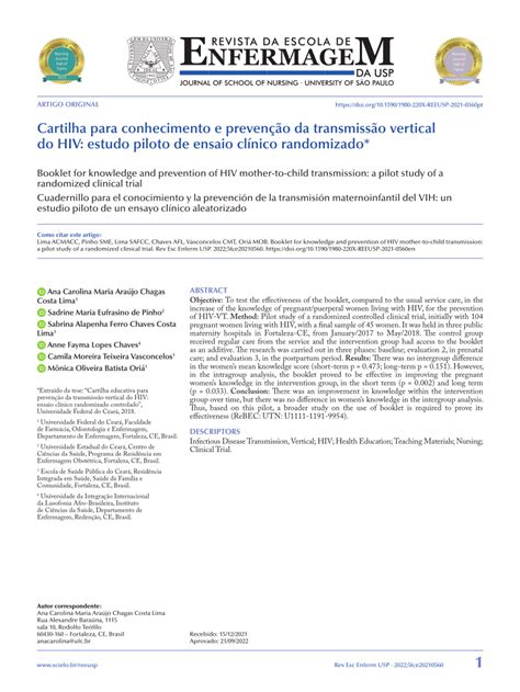 PDF Cartilha para conhecimento e prevenção da transmissão vertical do