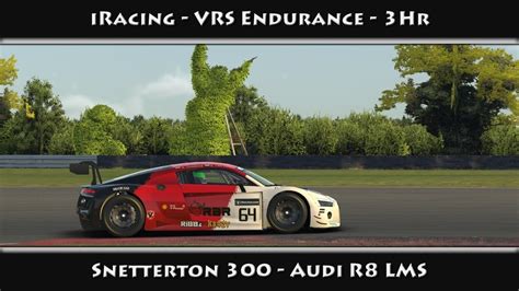 Iracing Vrs Snetterton Hr Audi R Lms Youtube