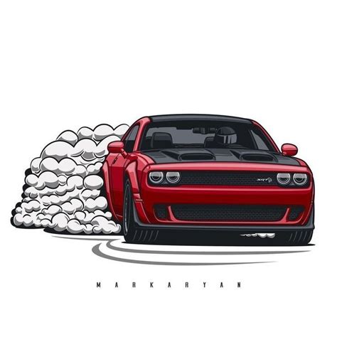 How To Draw A Dodge Charger Srt Hellcat Redeye Drawing Dodge Charger