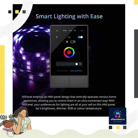 Sonoff Nspanel Wifi Smart Scene Wall Switch Switch Panel Smart Home
