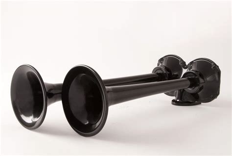 1609 Dual Connected Truktone™ Horn All Black Air Horns By Grover Products