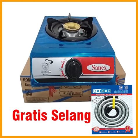 Jual Kompor Gas Sanex K S Stainless Tungku Anti Karat Kompor