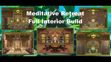 Meditative Retreat Interior Build Sumeru Genshin Impact Serenitea