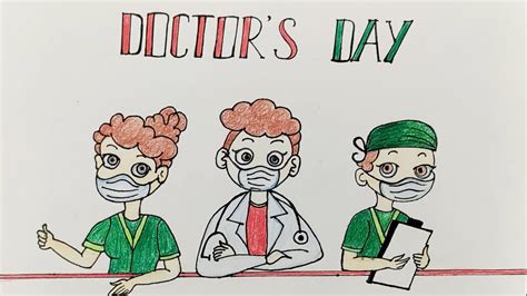 Doctors Day Poster Drawing World Doctors Day Drawing Poster