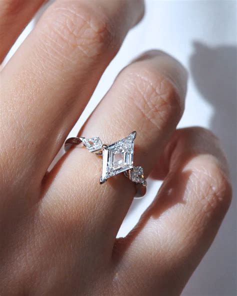 The Dreamy Allure Of Kite Shaped Diamond Engagement Rings Only