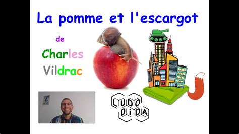 ETUDIONS TA POESIE La Pomme Et L Escargot Charles Vildrac YouTube