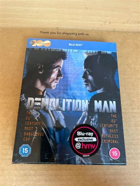 Demolition Man Blu Ray Steelbook Uk Ltd Ed Cine New And Sealed Sylvester